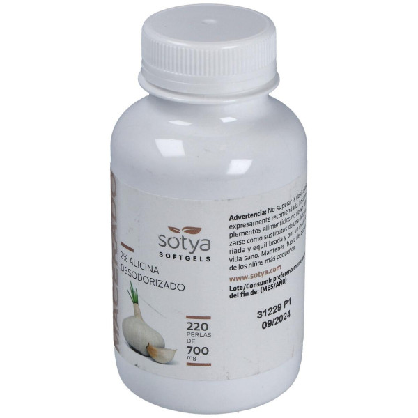 Sotya Ajo Macerado 500Mg 220 Perlas