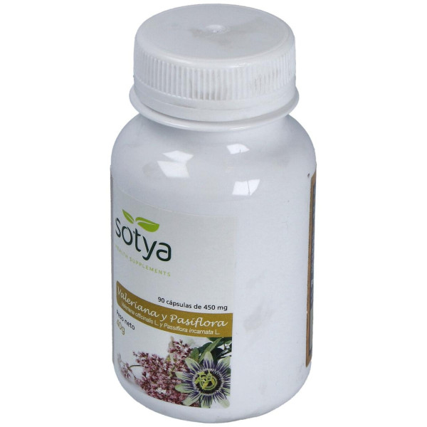 Valeriana Y Pasiflora 450Mg. 90Cap.