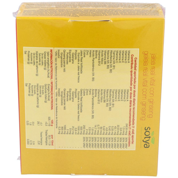 Jalea Real Vital Ginseng 20Amp.