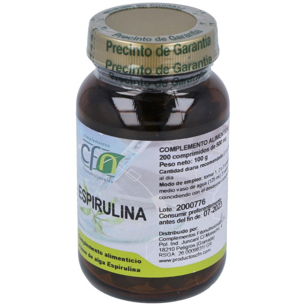 Espirulina 400Mg. 200Comp.