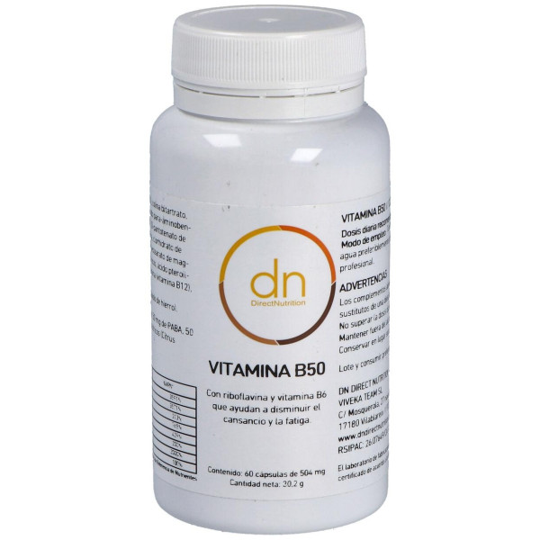 Direct Nutrition Vitamina B50 Complex 60Cpr