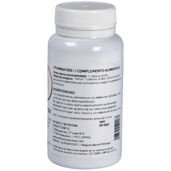 Direct Nutrition Vitamina B50 Complex 60Cpr