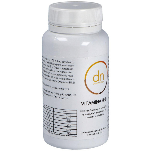 Direct Nutrition Vitamina B50 Complex 60Cpr