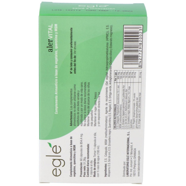 Egle Alervital 60 Caps