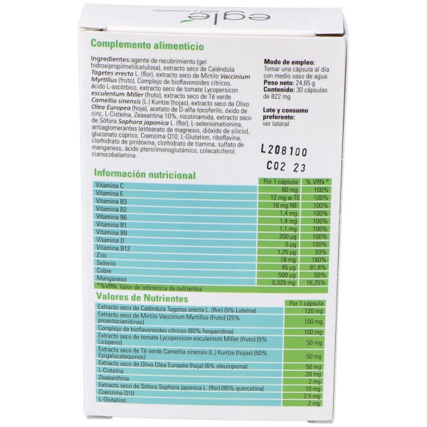 Eglé Antiomax Visión 30Caps