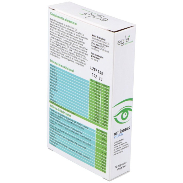 Eglé Antiomax Visión 30Caps