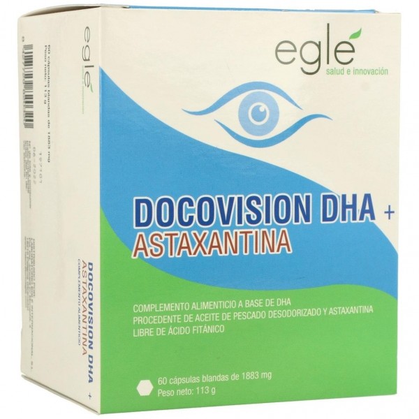 Eglé Docovision Dha + Astaxantina 60Caps