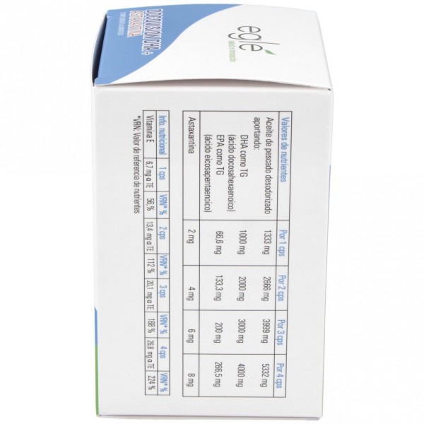 Eglé Docovision Dha + Astaxantina 60Caps