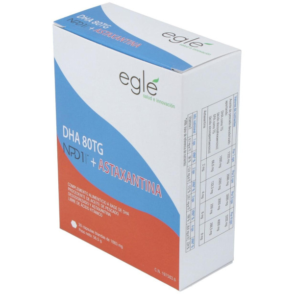 Eglé Npd1 Dha 80Tg Astaxantina 30 Perlas