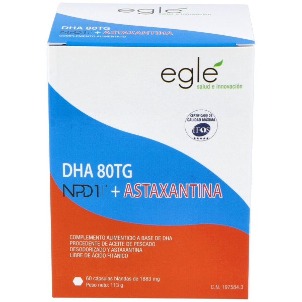 Egle Npd1 Dha 80Tg Astaxantina 60Caps