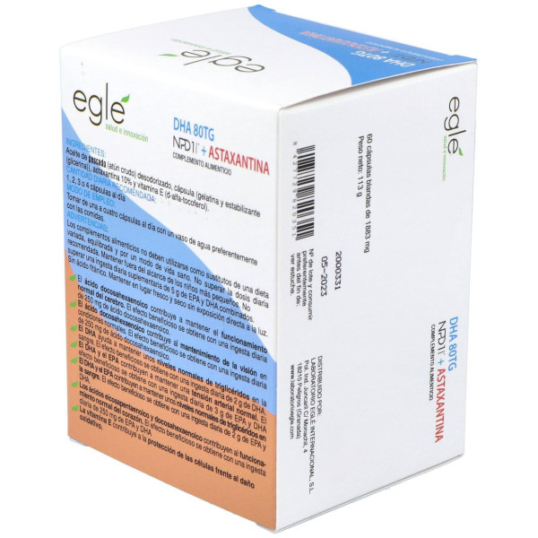 Egle Npd1 Dha 80Tg Astaxantina 60Caps