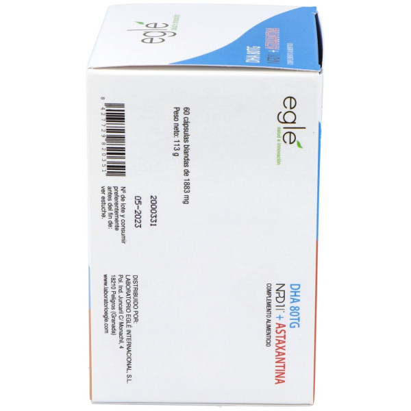 Egle Npd1 Dha 80Tg Astaxantina 60Caps