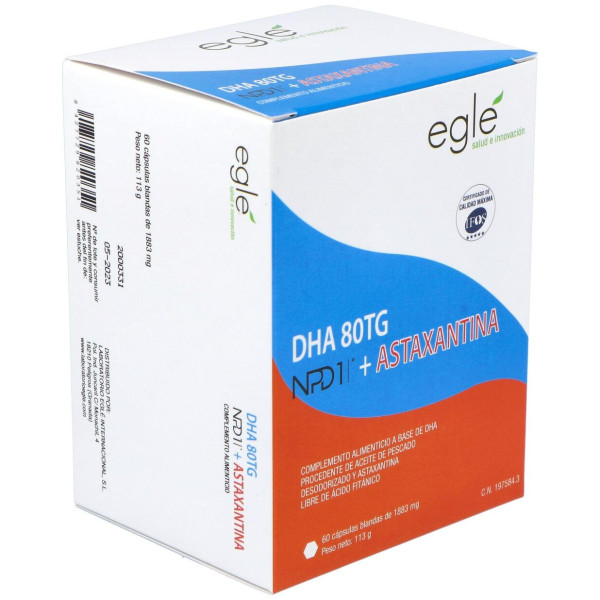 Egle Npd1 Dha 80Tg Astaxantina 60Caps
