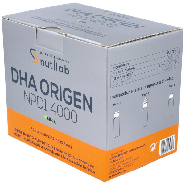 Nutilab Dha Origen Npd 4000 30 Ampollas