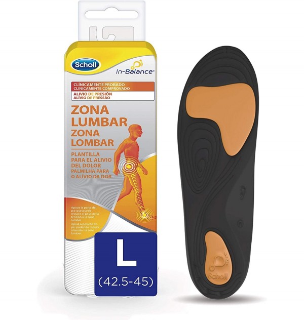 Plantillas Zona Lumbar - Scholl In-Balance (Talla L 1 Par)