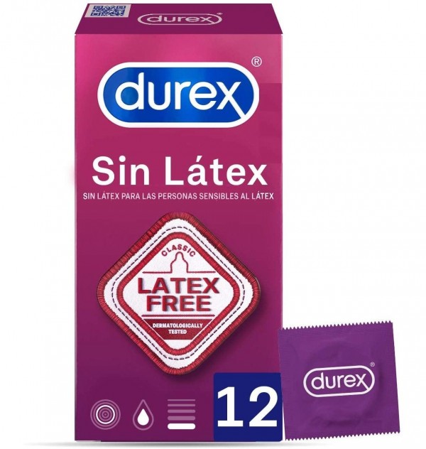 Durex Sin Latex - Preservativos (12 Unidades)