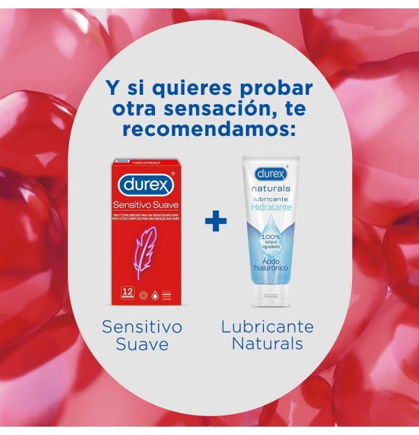 Durex Sensitivo Suave - Preservativos (12 Unidades)