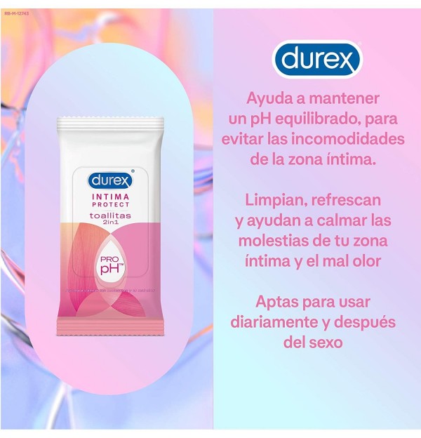 Durex Intima Protect Toallitas Intimas (20 Unidades)