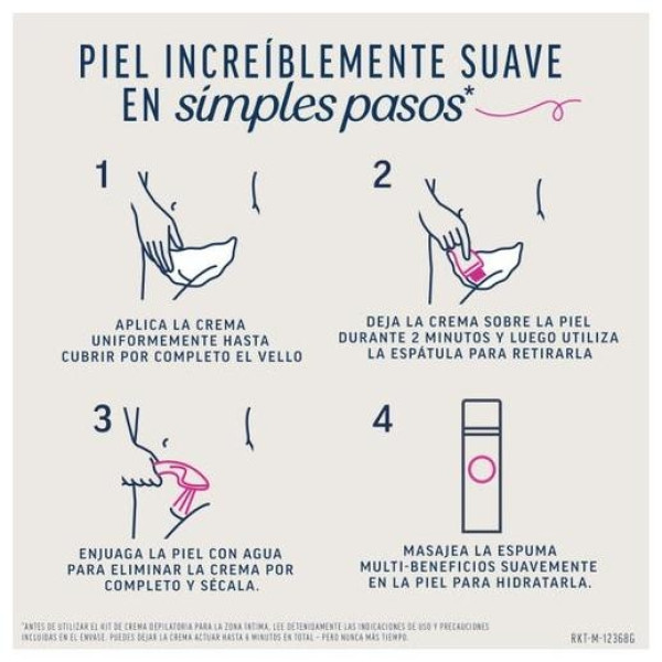 Veet Expert Kit Crema Depilatoria Zona Íntima