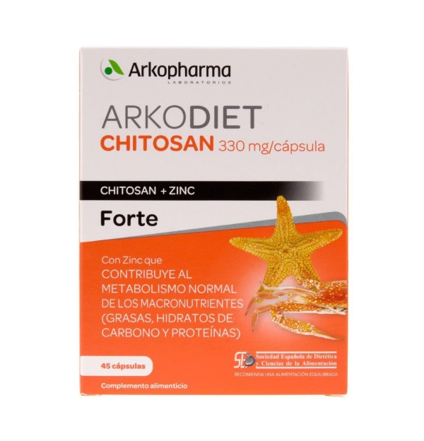 Chitosan Forte Med - Arkodiet (45 Capsulas)