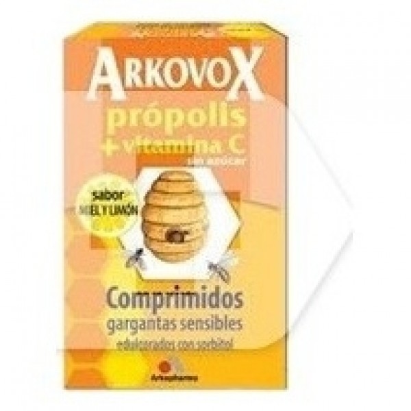 Arkopharma Arkovox Própolis + Vitamina C Sabor Miel Y Limón 24Comp