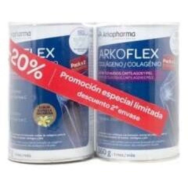 Arkoflex Colageno Vainilla 360 G 2 U 40 Dto Segu Unid