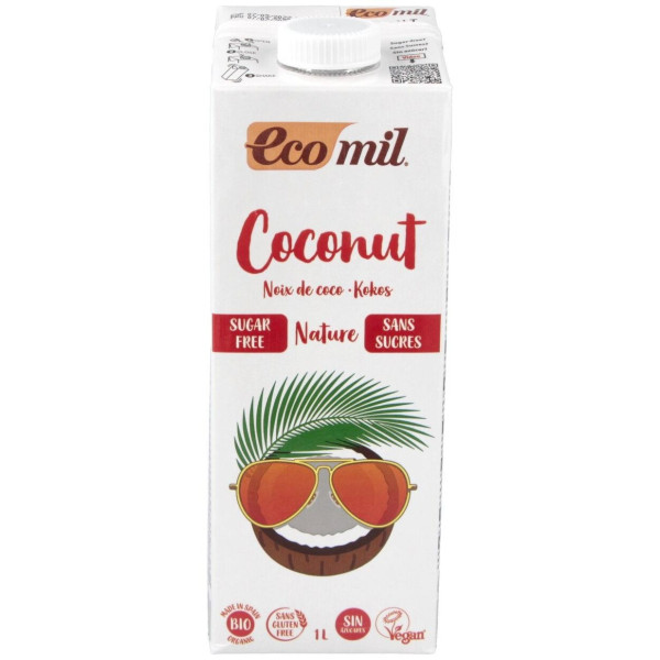 Ecomil Bebida De Coco Nature 1Lt 6Uds. Bio S/A