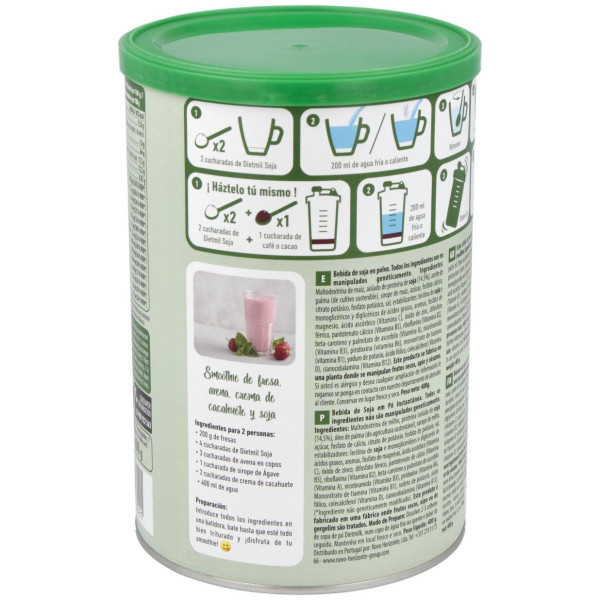 Diemil Leche De Soja En Polvo Instantaneo 400Gr