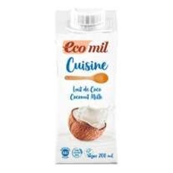 Ecomil Crema Ecológica De Coco Para Cocinar 200 Ml