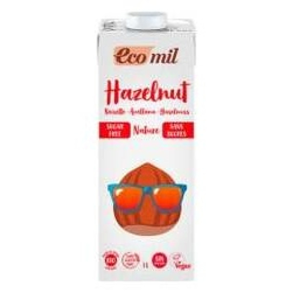 Ecomil Bebida de Avellana Nature 1lt 6uds Bio S/a - Almond