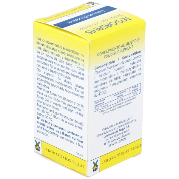 Calcium-Fluor.D12 Tegorsales (Nº1) 350 Comp.20G