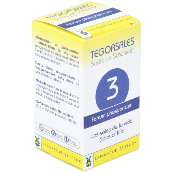 Tegor Tegor Sal 3 Ferrum Phosphoricum 350Comps