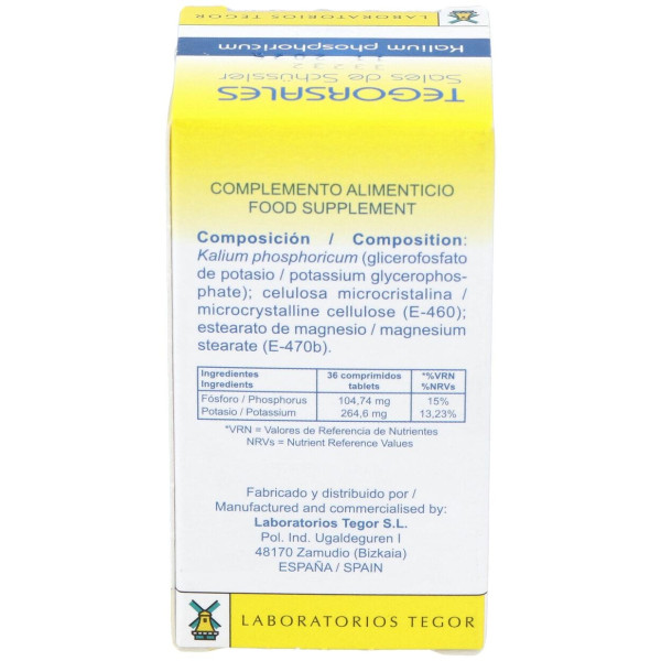 Tegor Tegor Sal 5 Kalium Phosphoricum 350Comps