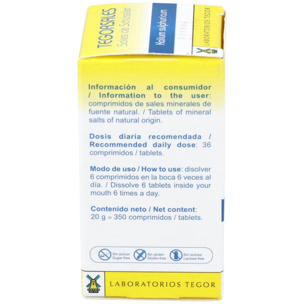 Tegor Tegor Sal 6 Kalium Sulphuricum 350Comps