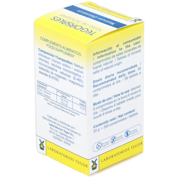Natrium-Chlor.D6 Tegorsales (Nº8) 350 Comp.20G
