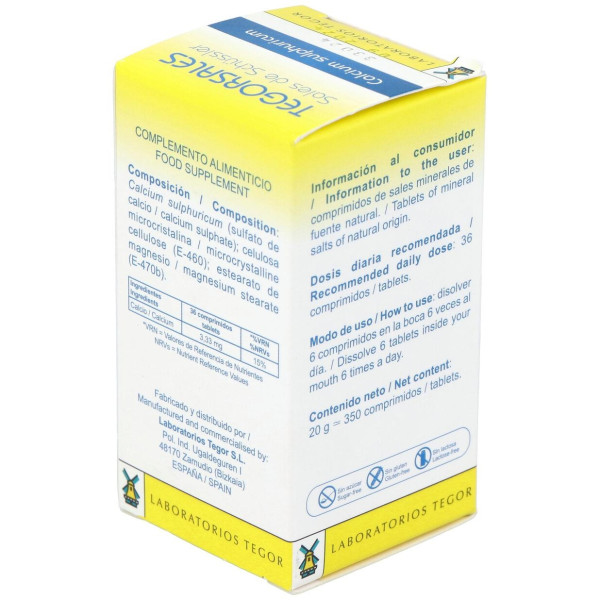Calcium-Sulf.D6 Tegorsales (Nº12) 350 Comp.20G