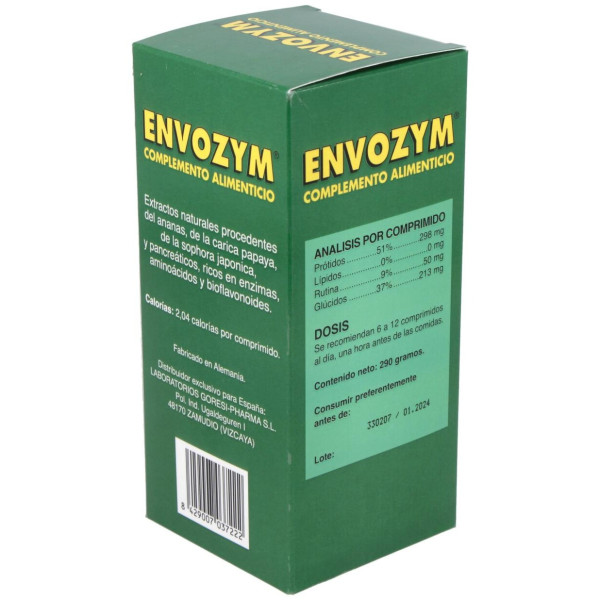 Envozym Complemento Alimenticio 500 Comp.