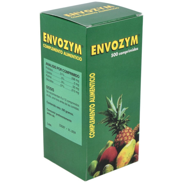Envozym Complemento Alimenticio 500 Comp.