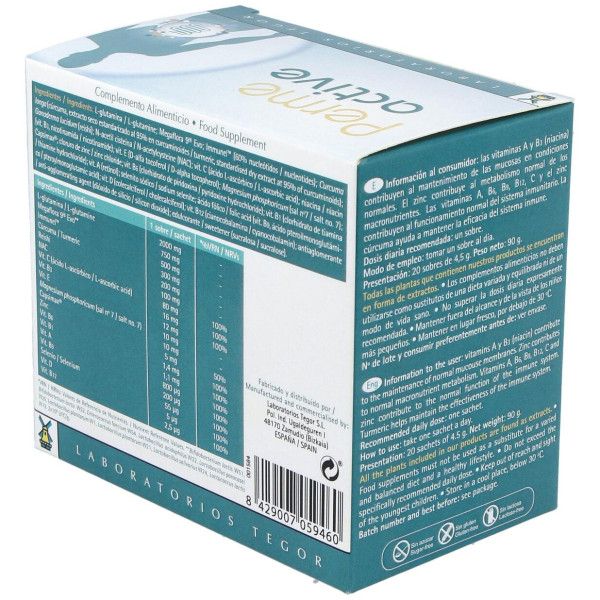 Tegor Perme Active 20Uds