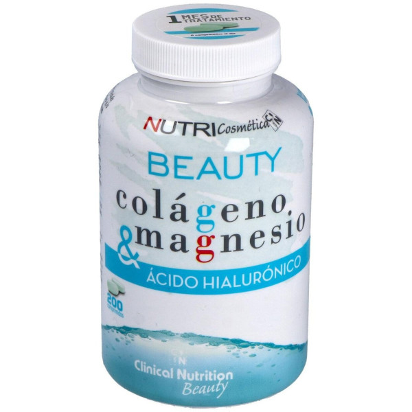 Clinical Nutrition Beauty Col Geno Y Magnesio Y Acido Hialur¢Nico 200 Comprimidos