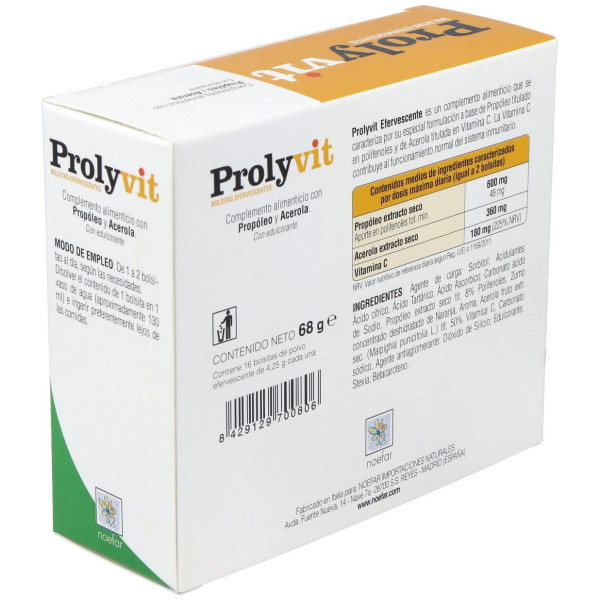 Noefar Prolyvit Efervescente 16 Sobres