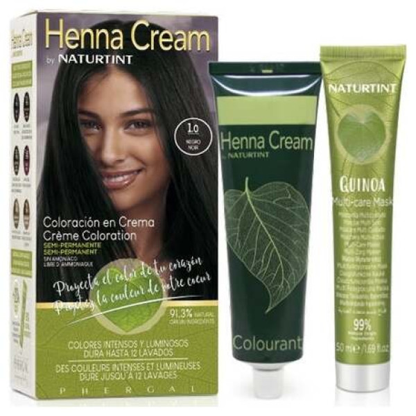 Naturtint Henna Cream 1.0 Negro 110Ml