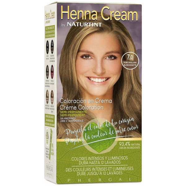 Naturtint Henna Cream 7.0 Rubio Avellana 110Ml