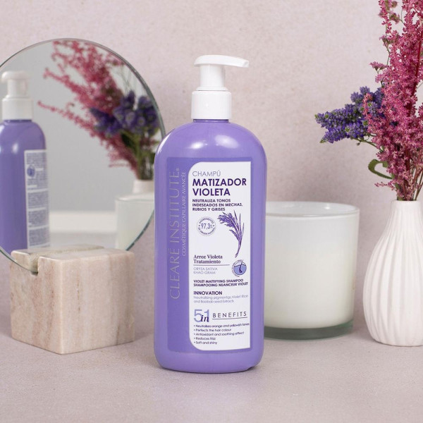 Clearé Institute Champú Matizador Violeta 400Ml
