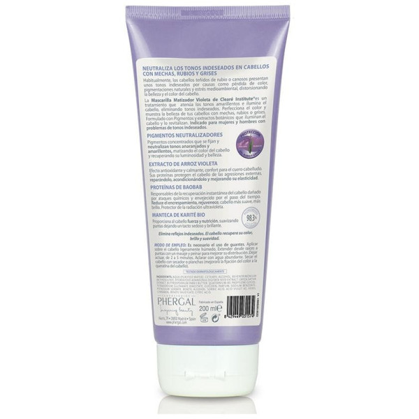 Clearé Institue Acondicionador Matizador Violeta 200Ml