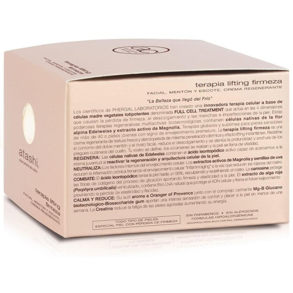 Atashi® Cellular Perfection Skin Sublime Crema Regenerante Lifting Mentón Y Escote 50Ml