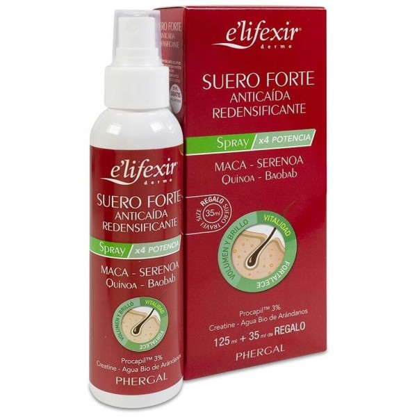 Elifexir Dermo Suero Forte Anticaída Redensificante, 125 Ml + 35 Ml De Regalo