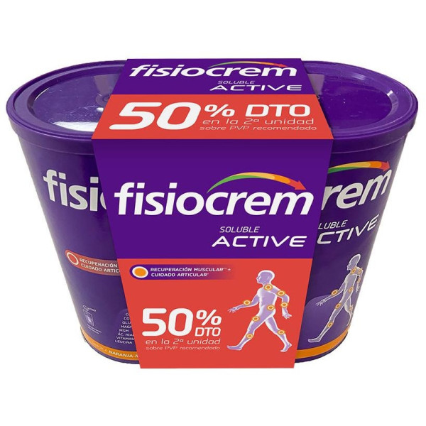 Fisiocrem Soluble Active Articulaciones Y Músculos 2X480G