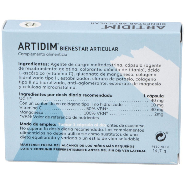 Dimefar Artidim 30Cáps