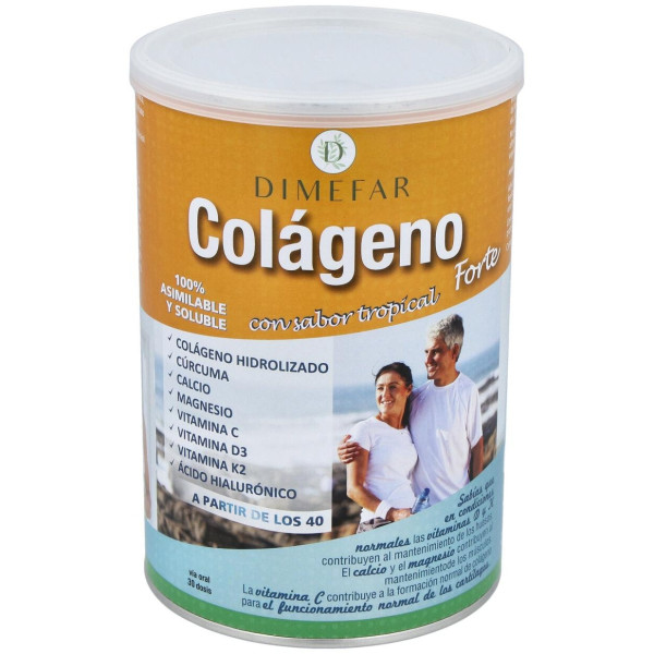 Dimefar Colágeno Forte Sabor Tropical 300G